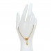 CD Crystal Heart Bracelet Gold