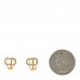 Crystal Clair D Lune Clip On Earrings Gold