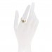 18K Rose Gold Diamond Turquoise Rose Des Vents Ring 54 6.75