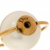 Pearl Moon and Star Tribal Hoop Earrings Gold