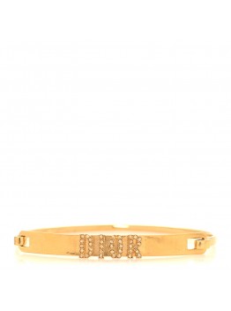Metal Crystal Dio(r)evolution Bracelet Gold