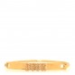 Metal Crystal Dio(r)evolution Bracelet Gold