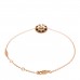 18K Rose Gold Diamond Black Onyx Rose Des Vents Bracelet