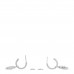 18K White Gold Diamond Rose Des Vents Pave Hoop Earrings