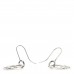 Logo Earrings Silver