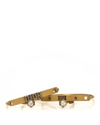 Metal Crystal Dio(r)evolution Bracelet Set Gold