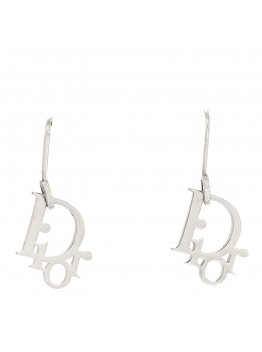 Logo Earrings Silver