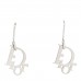 Logo Earrings Silver