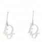 Logo Earrings Silver