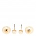 Pearl Mise En Dior Tribal Earrings Gold