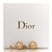 Pearl Secret Cannage Mise En Dior Tribales Earrings Gold