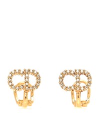 Crystal Clair D Lune Clip On Earrings Gold