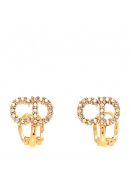 Crystal Clair D Lune Clip On Earrings Gold