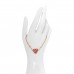 Metal Dioramour Bracelet Red Gold