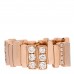 18K Rose Gold Diamond .50ctw Gem Dior Ring 51 5.75