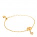 CD Crystal Heart Bracelet Gold