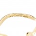 18K Yellow Gold Diamond Oui Ring 49 4.75