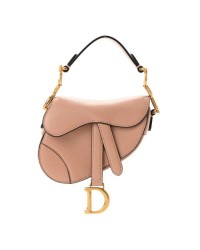 CHRISTIAN D Goatskin Micro Saddle Bag Rose Des Vent