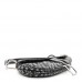 CHRISTIAN D Monogram Saddle Bag Black