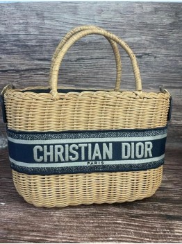 CD Wicker Basket Bag