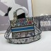 CD Women CD Medium Lady D-Lite Bag Latte Multicolor D-Constellation Embroidery