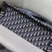 CD Unisex CD Large Book Tote Navy Blue CD Oblique Embroidery