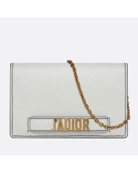 D White JAD Wallet On Chain Pouch