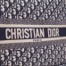 D Book Tote Bag In Blue Oblique Canvas