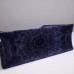 D Book Tote Bag In Blue KaleiDscopic Canvas