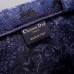 D Book Tote Bag In Blue KaleiDscopic Canvas