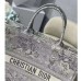 CD Unisex CD Large CD Book Tote Gray Toile De Jouy Embroidery