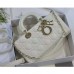 CD Women CD Lady D-Joy Bag Latte Cannage Lambskin