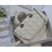 CD Women CD Lady D-Joy Bag Latte Cannage Lambskin