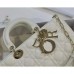 CD Women CD Lady D-Joy Bag Latte Cannage Lambskin