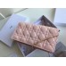 D Lady D Clutch With Chain In Pink Patent