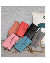 D Saddle Wallet in Goatskin Queen Mint