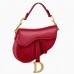 D Mini Saddle Bag  Grained Calfskin