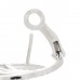 18K White Gold Diamond Battito D’ali Earrings