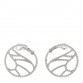 18K White Gold Diamond Battito D’ali Earrings