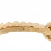 18K Yellow Gold Emerald Diamond 7mm Stax Chain Link Ring 54 7