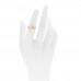 18K Yellow Gold Diamond Initial K Pinky Ring 49 5