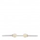 18K White Gold Diamond Cultured Pearl 7mm Solari Bracelet