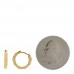 18K Yellow Gold Stax Hoop Earrings