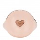 18K Rose Gold Diamond Heart Pinky Ring 45 3.25