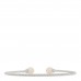 18K White Gold Diamond Cultured Pearl 7mm Solari Bracelet