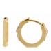 18K Yellow Gold Stax Hoop Earrings