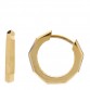 18K Yellow Gold Stax Hoop Earrings