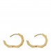 18K Yellow Gold Stax Hoop Earrings