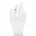 18K Rose Gold Diamond Heart Pinky Ring 45 3.25