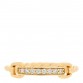 18K Yellow Gold Diamond Pave Petite Ring 53 6.25